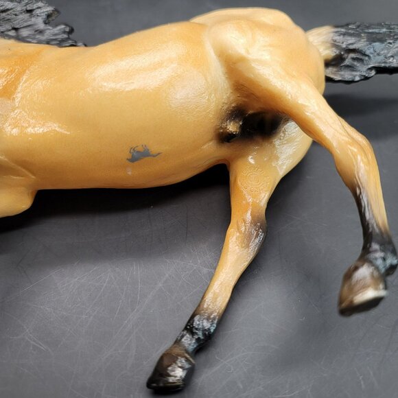 Breyer Horse Butterscotch Kiger Mustang Vintage Figurine Silver Stamp  PR187 - Picture 7 of 9